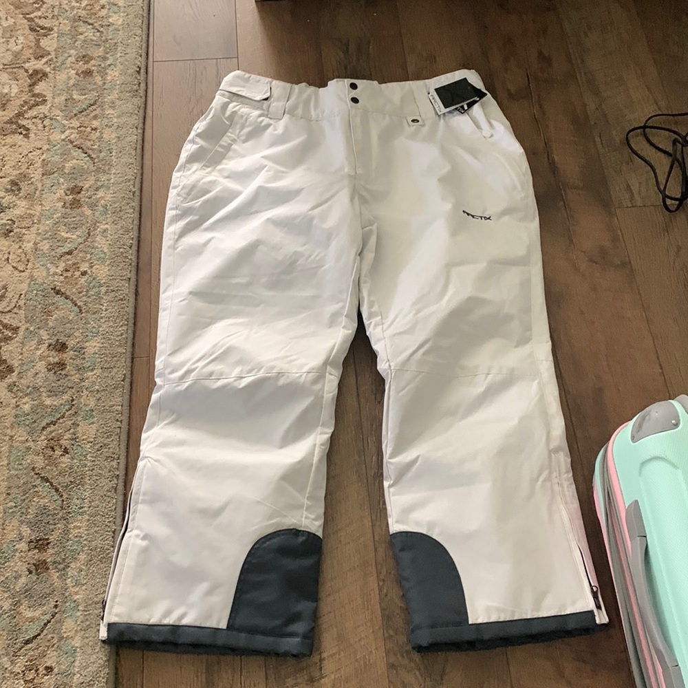 Women's White Snow Pants